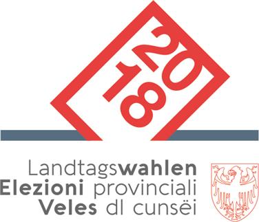 Das Logo der Wahlen zum Südtiroler Landtag am 21. Oktober