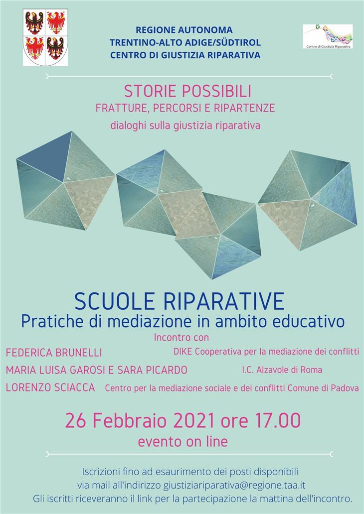 Am 26. Februar findet die dritte Online-Veranstaltung zur opferorientierten Jusitz statt. (Foto: LPA/Region Trentino Südtirol)