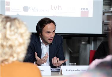 L'assessore Philipp Achammer ha tracciato un bilancio sull'apprendistato Foto Usp Dejaco