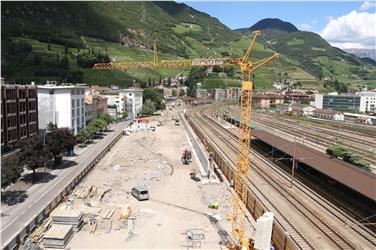 L'areale sul quale sorgerà la stazione degli autobus. Foto: USP