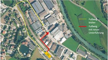 Lavori in corso per il nuovo sottopasso pedonale a Casteldarne (Foto USP/STA)