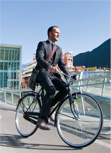 In bici al lavoro, ottimo riscontro per l'iniziativa (Foto STA/Ökoinstitut)