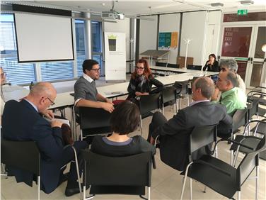 Prima riunione per il tavolo di coordinamento delle politiche di riduzione degli sprechi alimentari (Foto USP/Anne Savio)