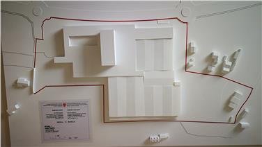 Il modello della nuova sede della Cooperativa frutticoltori Dodiciville (Foto USP/Gottardi)