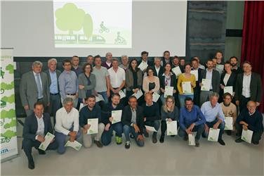 Foto di gruppo al termine del corso sulla mobilità 2018 Foto: USP