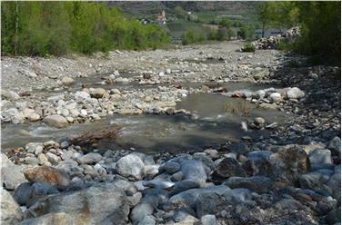 Interventi di riqualificazione per il fiume Adige a Covelano, in Val Venosta (Foto USP)