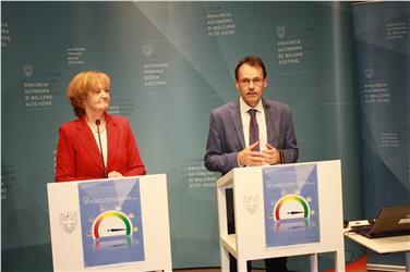 L’assessora Stocker ed il direttore Luther hanno presentato il Rapporto sul mercato del lavoro nel secondo semestre del 2018. Disoccupazione al 3,1% Foto: USP/fg