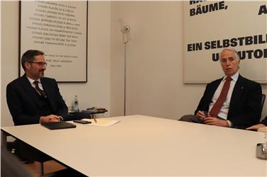 Olimpiadi e collaborazione con il CONI: l'incontro fra Kompatscher e Malagò (Foto USP/mb)