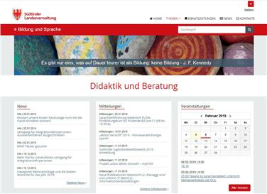 Nuova pagina web del settore didattica e consulenza Foto: USP