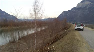 Alla base della protezione dalle piene c'è una regolare manutenzione degli argini. Foto: USP/Bacini montani Sud
