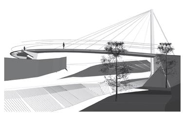Nella notte tra il 18 ed il 19 marzo verrà montata la parte centrale del ponte pedo-ciclabile di Laives Foto: USP