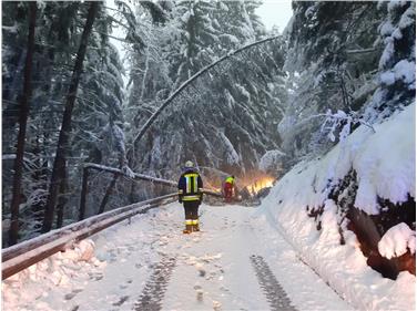 Interventi dei vigili del fuoco di San Valentino per la fitta nevicata Foto Vigili del fuoco volontari  Gummer San Valentino