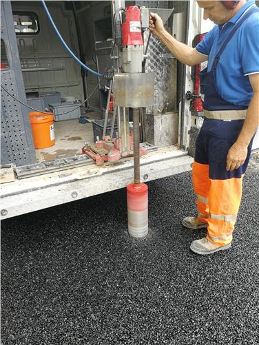 Per la qualità delle pavimentazioni stradali l'ufficio geologia e prove materiali ha emesso 180 certificati nel 2018 - Foto: USP/Geologia e prove materiali