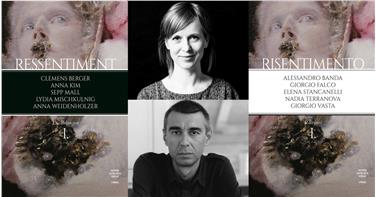 Gli autori Anna Weidenholzer e Giorgio Falco e la cover Foto USP