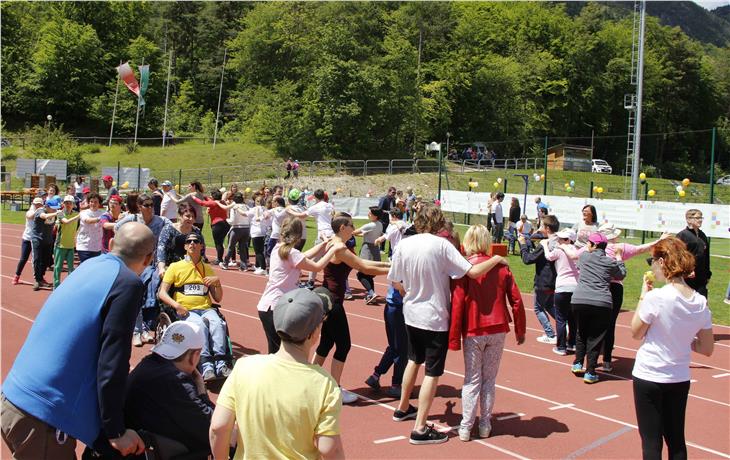 Alla 36a edizione della manifestazione sportiva e di giochi per persone disabili svoltasi oggi a Caldaro hanno preso parte oltre 1600 personeFoto: USP/Greta Stuefer