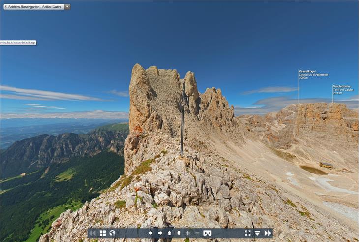 Tour virtuali e panoramiche a 360 gradi per i 7 parchi naturali dell'Alto Adige (Foto USP)