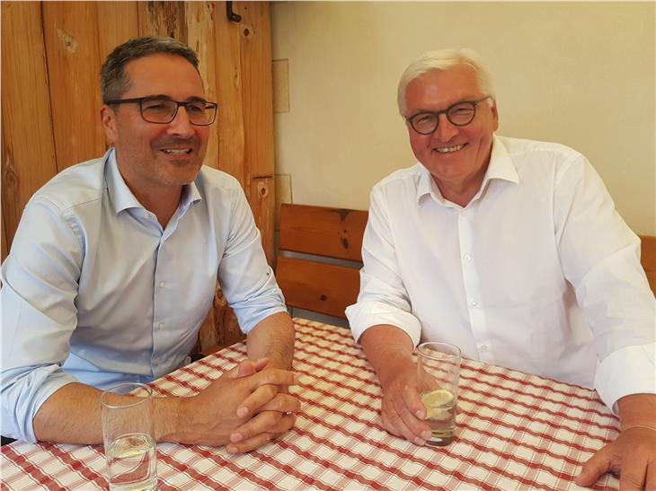 Arno Kompatscher e Frank-Walter Steinmeier (Foto USP)