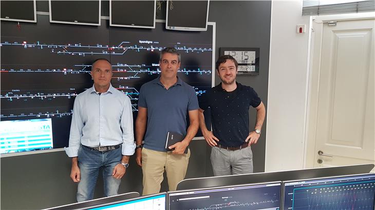 Da sinistra il direttore Stabile, Uriarte e Prader (FOTO: STA)