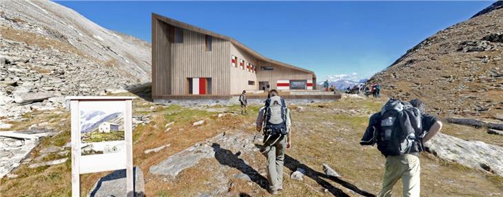 Il nuovo edificio del Rfugio Ponte di Ghiaccio/Edelrauthütte a Lappago - Foto: USP/Ripartizione edilizia