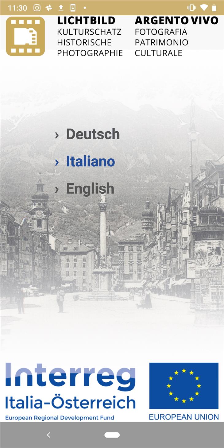 Come si presenta la App Timetrip pics di Argento vivo Foto Usp