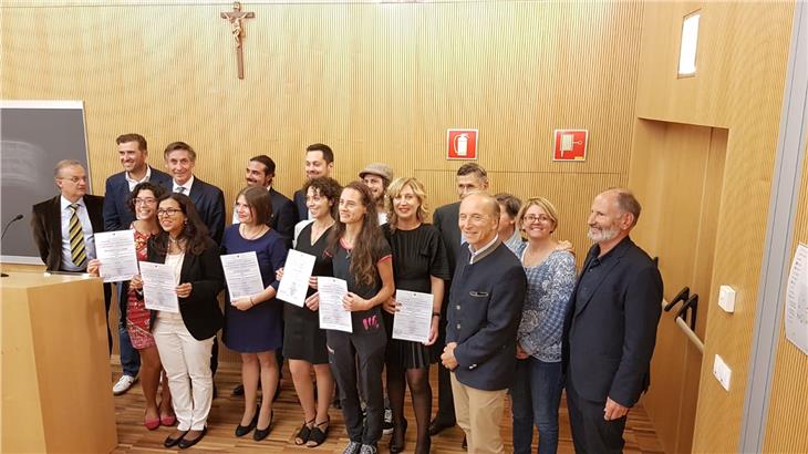 Cerimonia di consegna dei diplomi di specialità a 9 medici di medicina generale che hanno concluso la formazione triennale presso l’Istituto di medicina generale della “Claudiana” Foto: USP/Verena Lazzeri