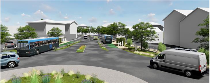 La zona della stazione di Caldaro (foto USP)