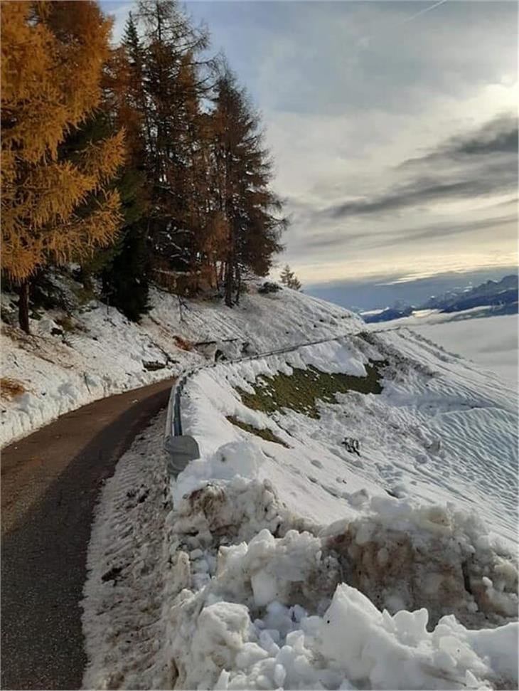 Dopo le abbondanti precipitazioni nevose resta alto il rischio di smottamenti e slavine. (Foto: ASP)