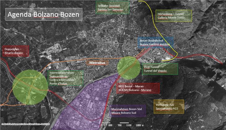 L'Agenda Bolzano include misure per migliorare la mobilità a 360 gradi (rendering ASP/Roman Clara)