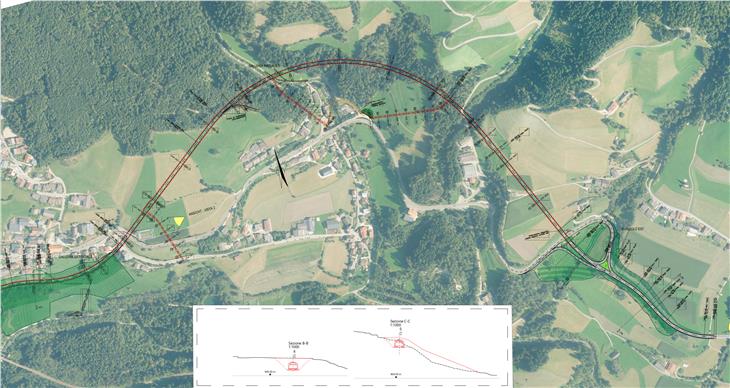 Il progetto per la variante di Perca