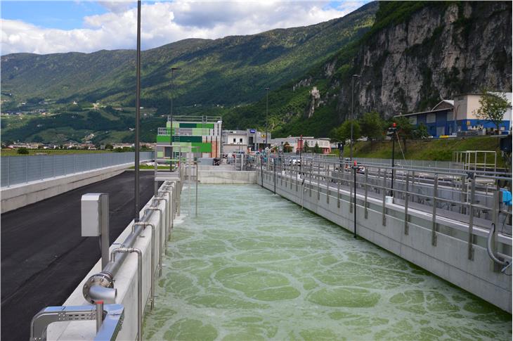 Il depuratore di Salorno inaugurato qualche mese fa: l'Alto Adige è all'avanguardia nella gestione delle acque reflue (Foto: ASP)