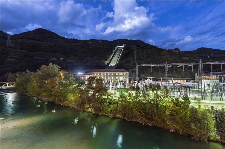 La centrale idroelettrica di Cardano (Foto Alperia)