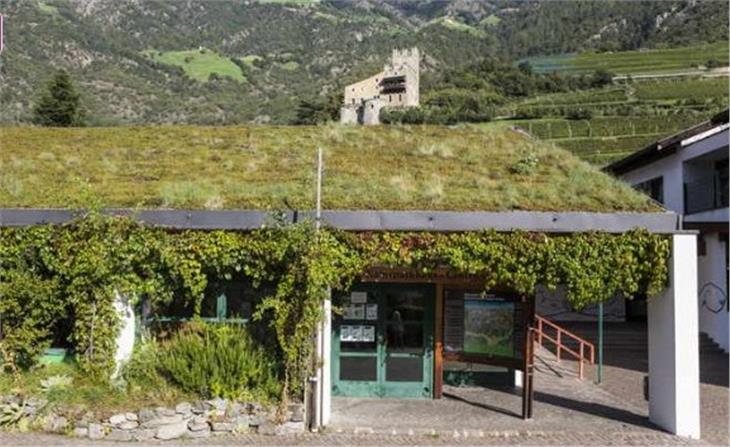 La sede attuale del Centro visite del parco naturale Gruppo di Tessa a Naturno (Foto: LP)
