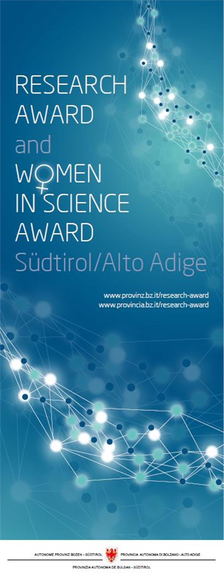 Il logo del premio Women in science award.