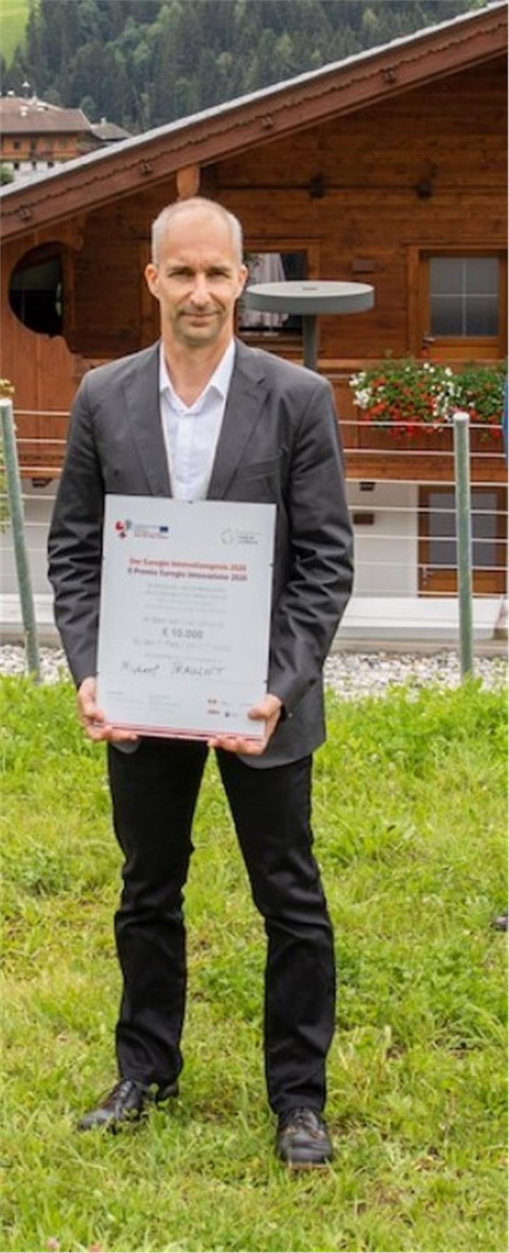 Michael Traugott, vincitore del Premio innovazione (Foto:ASP/Amt der Tiroler Landesregierung)