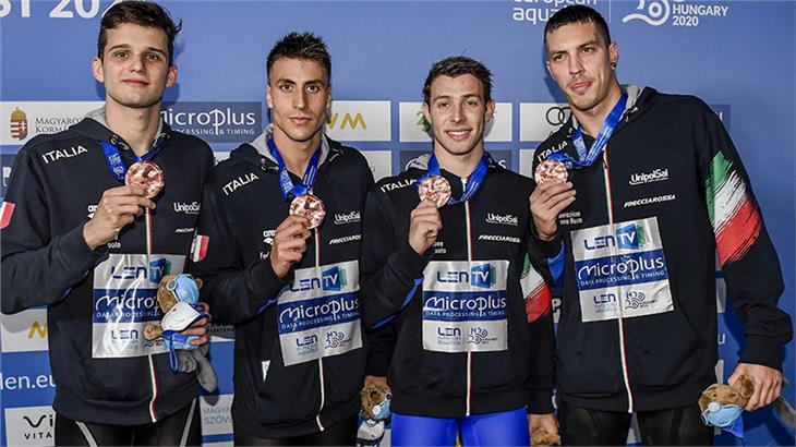 Secondo podio in due giorni per il bolzanino Stefano Ballo, primo da destra (Foto: Foto Andrea Staccioli/Inside DBM)