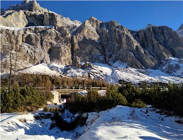 Uno dei ponti che saranno risanati sulla strada per Passo Sella (Foto USP/san)