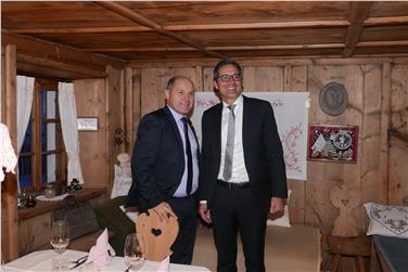 L'incontro fra Arno Kompatscher e Wolfgang Sobotka a Ridanna (Foto USP)