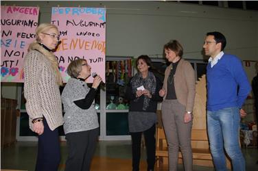 Festa di commiato per Angela Boscardin e benenuto per la nuova direttrice del 3° circolo, Roberta Lubiato