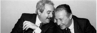 Un'immagine di Giovanni Falcone e Paolo Borsellino
