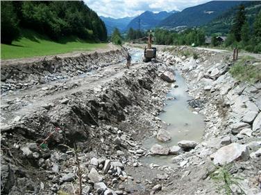Riprendono la prossima settimana i lavori antipiena sul rio Vizze (Foto USP/Agenzia protezione civile)