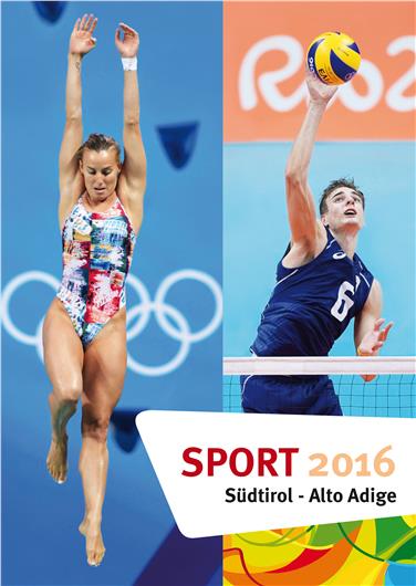La copertina dell'Annuario dello sport altoatesino 2016