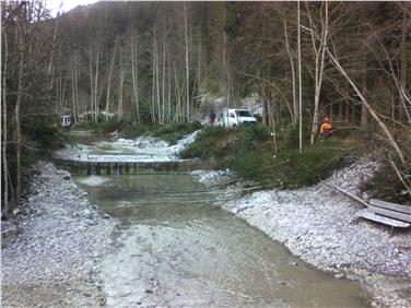 Cominciano lunedì i lavoro lungo la sponda sinistra della Rienza a Brunico  Foto: Usp/Ufficio bacini montani