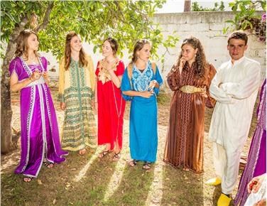 Giovani altoatesini in Marocco per scambio interculturale tramite progetto "Hallo Ciao Maroc" (Foto: USP/Cultura Tedesca)