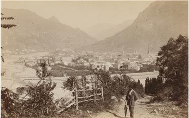 Veduta della città di Bolzano attorno al 1890 (Foto: TAP)