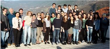 Gli studenti ed i docenti che hanno preso parte alla XIV edizione de "La Bottega del Matematico"