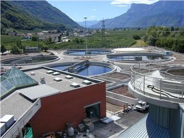 L'impianto di depurazione di Merano (Foto USP)