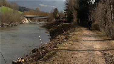Iniziati i lavori dell’Ufficio sistemazione bacini montani est lungo la riva sinistra della Rienza nel Comune di S. Lorenzo di Sebato