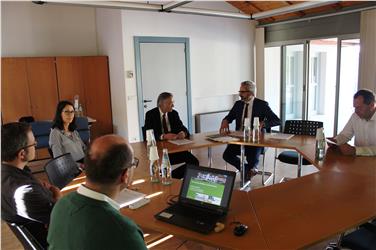 Dopo la sigla, discussi progetti congiunti (Foto: USP/CSLaimburg)