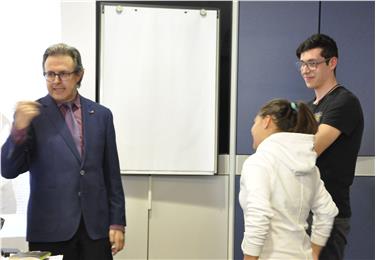 In ricordo di Tullio De Mauro, linguista Forni ospite alla Scuola professionale per grafica e comunicazione in lingua tedesca a Bressanone