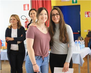 Cerimonia di benvenuto per i 14 studenti americani che trascorreranno due settimane ospiti dei loro coetanei a Bolzano